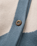 The Passenger Womens Scenic Knitted Cardigan in Scenic Stormy Blue