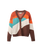 The Passenger Womens Scenic Knitted Cardigan in Scenic Chestnut