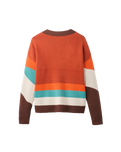 The Passenger Womens Scenic Knitted Cardigan in Scenic Chestnut