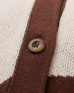 The Passenger Womens Scenic Knitted Cardigan in Scenic Chestnut