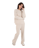 Lane Way Trousers in Pearl Ivory