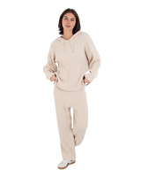 Lane Way Hoodie in Pearl Ivory