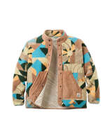 The Passenger Womens Clover Sherpa Fleece Jacket in Sun Patch Simply Taupe