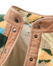 The Passenger Womens Clover Sherpa Fleece Jacket in Sun Patch Simply Taupe
