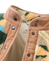 The Passenger Womens Clover Sherpa Fleece Jacket in Sun Patch Simply Taupe
