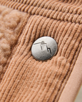 The Passenger Womens Clover Sherpa Fleece Jacket in Sun Patch Simply Taupe