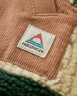 The Passenger Womens Clover Sherpa Fleece Jacket in Sun Patch Simply Taupe