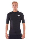 Thermopro Short Sleeved Rash Vest in Black