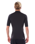 Thermopro Short Sleeved Rash Vest in Black