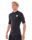 Thermopro Short Sleeved Rash Vest in Black