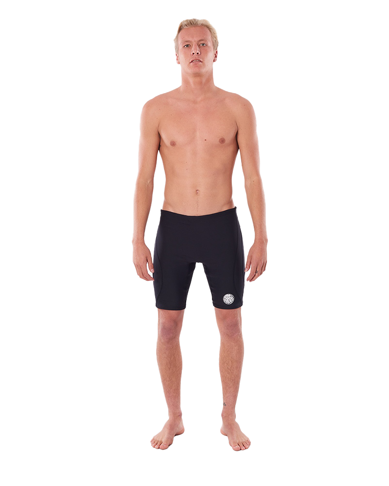 The Rip Curl Mens Thermopro Shorts in Black