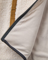 The Passenger Mens Trekker 2.0 Zip Fleece Jacket in Warm Ivory