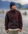 Trekker 2.0 Deep Pile Sherpa Fleece Jacket in Strata Swirl Brambleberry