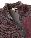 The Passenger Mens Trekker 2.0 Deep Pile Sherpa Fleece Jacket in Strata Swirl Brambleberry