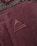 The Passenger Mens Trekker 2.0 Deep Pile Sherpa Fleece Jacket in Strata Swirl Brambleberry