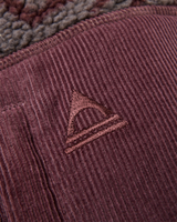 The Passenger Mens Trekker 2.0 Deep Pile Sherpa Fleece Jacket in Strata Swirl Brambleberry