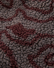 The Passenger Mens Trekker 2.0 Deep Pile Sherpa Fleece Jacket in Strata Swirl Brambleberry