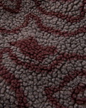 The Passenger Mens Trekker 2.0 Deep Pile Sherpa Fleece Jacket in Strata Swirl Brambleberry