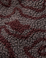 The Passenger Mens Trekker 2.0 Deep Pile Sherpa Fleece Jacket in Strata Swirl Brambleberry