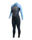 Impact 3/2mm Back Zip Wetsuit in Blue