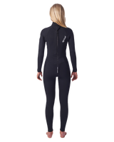 The Rip Curl Womens Womens Dawn Patrol 5/3mm Back Zip Wetsuit (2022) in Black