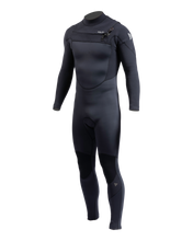 Torch FX 5/4mm Chest Zip Wetsuit in Black