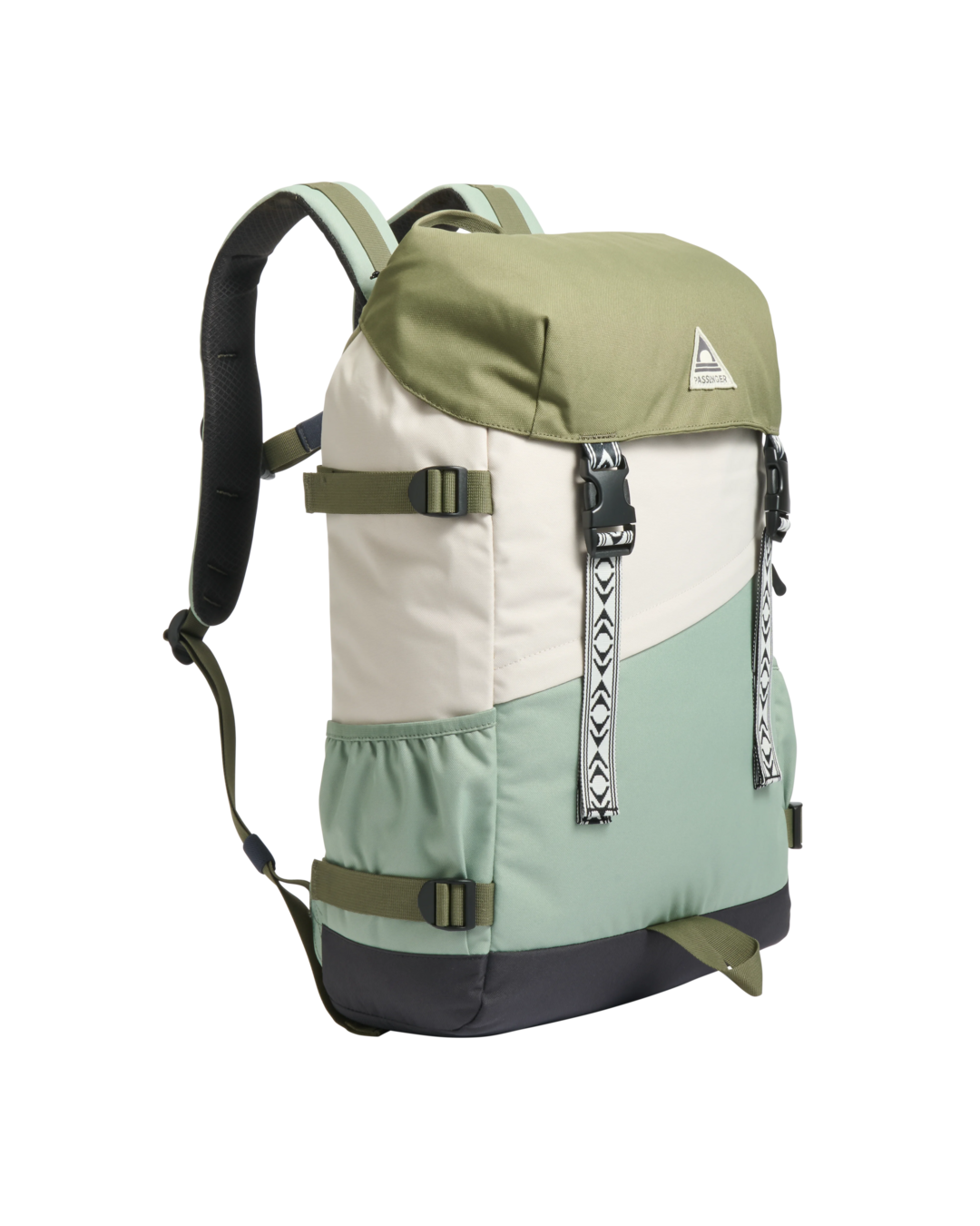The Passenger Boondocker Recycled 26L Backpack in Pistachio & Misty Grey