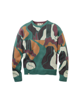 The Passenger Mens Hornbeam Knitted Jumper in Deep Ocean