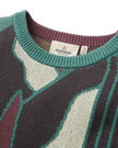 The Passenger Mens Hornbeam Knitted Jumper in Deep Ocean