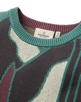 The Passenger Mens Hornbeam Knitted Jumper in Deep Ocean