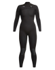 Womens Comp 3/2mm Chest Zip Wetsuit in Black