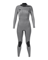 Womens Comp 3/2mm Chest Zip Wetsuit in Black