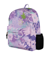 The Hype Floral Doodle Iconic Backpack in Purple