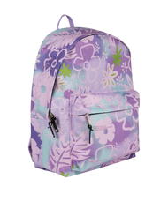 The Hype Floral Doodle Iconic Backpack in Purple