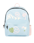 The Hype Palm Icon Iconic Backpack in Baby Blue & Pink