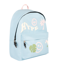 The Hype Palm Icon Iconic Backpack in Baby Blue & Pink