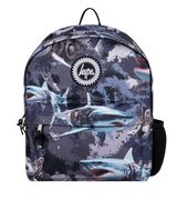 The Hype Mechanic Sharks Iconic Backpack in Grey