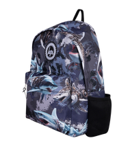 The Hype Mechanic Sharks Iconic Backpack in Grey