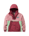 The Passenger Womens Alexander 1/4 Zip Fleece Jacket in Pink Haze