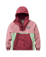 The Passenger Womens Alexander 1/4 Zip Fleece Jacket in Pink Haze