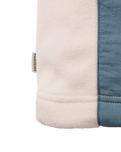 The Passenger Womens Alexander 3.0 Hooded Polartec Fleece Jacket in Stormy Blue & White Sand
