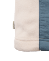 The Passenger Womens Alexander 3.0 Hooded Polartec Fleece Jacket in Stormy Blue & White Sand