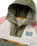 The Passenger Womens Alexander 3.0 Hooded Polartec Fleece Jacket in Dusty Olive & White Sand