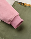 The Passenger Womens Alexander 3.0 Hooded Polartec Fleece Jacket in Dusty Olive & White Sand