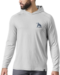 Hooded T-Shirt in Gray