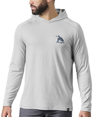 Hooded T-Shirt in Gray