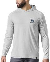 Hooded T-Shirt in Gray