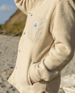 The Passenger Womens Rappel Fleece Jacket in Oatmeal