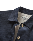 The Passenger Womens Flint Corduroy Overshirt 2.0 in Deep Navy