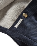 The Passenger Womens Flint Corduroy Overshirt 2.0 in Deep Navy